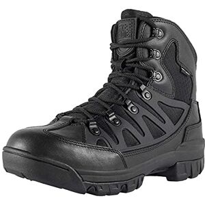 FREE SOLDIER Mens Hiking Boots Tactical Combat Boots (9, Black Leather) FREE SOLDIER Mens Hiking Boots Tactical Combat Boots (9, Black Leather)