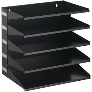 Durable 336001 Sorting Rack (with 5 Shelves), for Table or Wall, Black Durable 336001 Sorting Rack (with 5 Shelves), for Table or Wall, Black