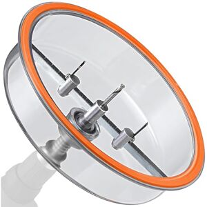 Jonard Tools AHC-10, Professional Grade Round Hole Saw Cutter, Includes Dust Shield and Case, Cuts Plywood Plasterboard Sheetrock Acrylic Up to 1 1/16” Thick, Adjustable Hole Size 2.2” to 10” Jonard Tools AHC-10, Professional Grade Round Hole Saw Cutter, Includes Dust Shield and Case, Cuts Plywood Plasterboard Sheetrock Acrylic Up to 1 1/16” Thick, Adjustable Hole Size 2.2” to 10”