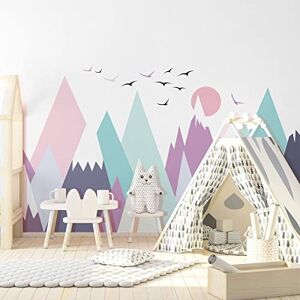 Ambiance Sticker Children's Stickers Scandinavian Mountains Clarinka 70 x 105 cm Ambiance Sticker Children's Stickers Scandinavian Mountains Clarinka 70 x 105 cm