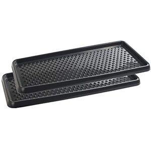 BranQ Home essential BranQ Plastic Shoe Rack, Anthracite, Polypropylene, Charcoal, 2-pcs BranQ Home essential BranQ Plastic Shoe Rack, Anthracite, Polypropylene, Charcoal, 2-pcs