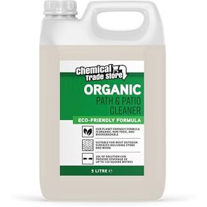 Chemical Trade Store Organic Path & Patio Cleaner Eco-Friendly, Pet Safe & Biodegradable Remove Mould, Moss & Algae from Outdoor Surfaces 5L Concentrate Chemical Trade Store Organic Path & Patio Cleaner Eco-Friendly, Pet Safe & Biodegradable Remove Mould, Moss & Algae from Outdoor Surfaces 5L Concentrate