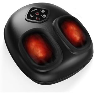 COMFIER Shiatsu Foot Massager with Heat, 4-in-1 Massage Machine Compression, Kneading, Rolling & Heating, Extra Large Foot Fits Up to Size 14, Birthday Gifts for Women Men, Home Office Use COMFIER Shiatsu Foot Massager with Heat, 4-in-1 Massage Machine Compression, Kneading, Rolling & Heating, Extra Large Foot Fits Up to Size 14, Birthday Gifts for Women Men, Home Office Use