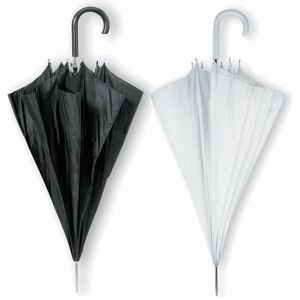 eBuyGB Mixed Pack of 4 Automatic Opening Plastic Crook Curved Handle Wedding Umbrella Coloured Rainproof for Men, Women, Kids, Unisex, Bridal Brolly White & Black 41.5 Inch / 105cm Span 82cm Length eBuyGB Mixed Pack of 4 Automatic Opening Plastic Crook Curved Handle Wedding Umbrella Coloured Rainproof for Men, Women, Kids, Unisex, Bridal Brolly White & Black 41.5 Inch / 105cm Span 82cm Length