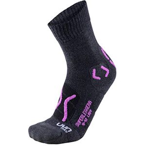 UYN S100109 Trekking Superleggera Socks Women'S Anthracite/Purple 36 UYN S100109 Trekking Superleggera Socks Women'S Anthracite/Purple 36
