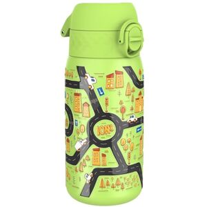 Ion8 Lightweight Steel Kids Water Bottle, 400ml/13oz, Non-Insulated, Leak Proof, Easy to Open, Secure Lock, Dishwasher Safe, Fits Cup Holders, Carry Handle, Metal Water Bottle, Green, Cars Ion8 Lightweight Steel Kids Water Bottle, 400ml/13oz, Non-Insulated, Leak Proof, Easy to Open, Secure Lock, Dishwasher Safe, Fits Cup Holders, Carry Handle, Metal Water Bottle, Green, Cars
