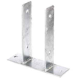 Alberts Gah- 212780 U-Shaped Post Holder Hot-Dip Galvanised Screw-On Width 81 mm Alberts Gah- 212780 U-Shaped Post Holder Hot-Dip Galvanised Screw-On Width 81 mm