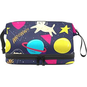 Generic Multi-Functional Storage Travel Cosmetic Bag with Handle,Colorful Animals Word Pattern,Large Capacity Travel Cosmetic Bag Generic Multi-Functional Storage Travel Cosmetic Bag with Handle,Colorful Animals Word Pattern,Large Capacity Travel Cosmetic Bag