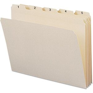 Smead 11769 Indexed File Folders, 1/5 Cut, Indexed 1-31, Top Tab, Letter, Manila (Set of 31) Smead 11769 Indexed File Folders, 1/5 Cut, Indexed 1-31, Top Tab, Letter, Manila (Set of 31)
