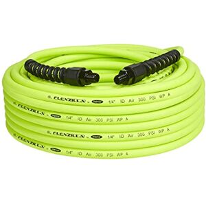 Legacy Manufacturing Flexzilla Pro HFZP14100YW2 Air Hose, MNPT Fittings, 1/4" (inches) x 100' (feet) Legacy Manufacturing Flexzilla Pro HFZP14100YW2 Air Hose, MNPT Fittings, 1/4" (inches) x 100' (feet)
