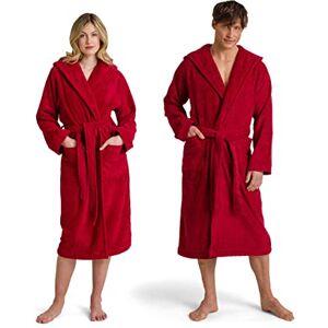 Möve Superwuschel hooded bathrobe in size L made of 100% cotton, ruby Möve Superwuschel hooded bathrobe in size L made of 100% cotton, ruby