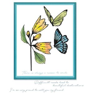 Sizzix ™ A5 Clear Stamps Set 8PK w/Stencil – Cosmopolitan, Farfallina by Stacey Park Sizzix ™ A5 Clear Stamps Set 8PK w/Stencil – Cosmopolitan, Farfallina by Stacey Park