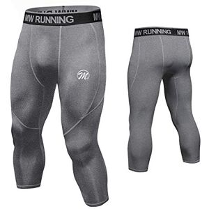 MEETWEE Men’s Compression Leggings 3/4, Running Tights Sports Pants Cool Dry Base Layer Bottom for Workout Training Jogging MEETWEE Men’s Compression Leggings 3/4, Running Tights Sports Pants Cool Dry Base Layer Bottom for Workout Training Jogging