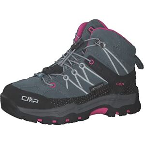 CMP Kids Rigel MID Trekking Shoes WP, Mineral Green Purple Fluo, 13 UK CMP Kids Rigel MID Trekking Shoes WP, Mineral Green Purple Fluo, 13 UK