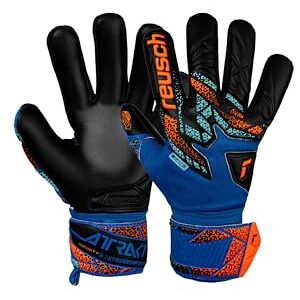 Reusch Attrakt Infinity NC Junior Non-Slip and Breathable Goalkeeper Gloves Football Gloves for Children and Teenagers for Boys Girls Perfect for Artificial Grass Reusch Attrakt Infinity NC Junior Non-Slip and Breathable Goalkeeper Gloves Football Gloves for Children and Teenagers for Boys Girls Perfect for Artificial Grass