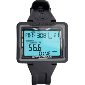 Cressi Raffaello Diving Computer Black/Grey with Large Rectangular High Contrast Screen for Maximum Data Readability, One Size Cressi Raffaello Diving Computer Black/Grey with Large Rectangular High Contrast Screen for Maximum Data Readability, One Size