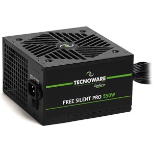 Tecnoware Power Systems Tecnoware Free Silent Pro 550W ATX Power Supply for Advanced PCs with NVIDIA GeForce GTX Graphics Card RTX, Silent Fan, PCI-E Connectors, CPU 4+4, SATA, Molex. Tecnoware Power Systems Tecnoware Free Silent Pro 550W ATX Power Supply for Advanced PCs with NVIDIA GeForce GTX Graphics Card RTX, Silent Fan, PCI-E Connectors, CPU 4+4, SATA, Molex.