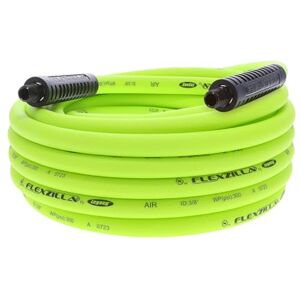 Legacy Manufacturing Flexzilla Air Hose, 3/8 in. x 35 ft., 1/4 in. MNPT Fittings, Heavy Duty, Lightweight, Hybrid, ZillaGreen HFZ3835YW2 Legacy Manufacturing Flexzilla Air Hose, 3/8 in. x 35 ft., 1/4 in. MNPT Fittings, Heavy Duty, Lightweight, Hybrid, ZillaGreen HFZ3835YW2