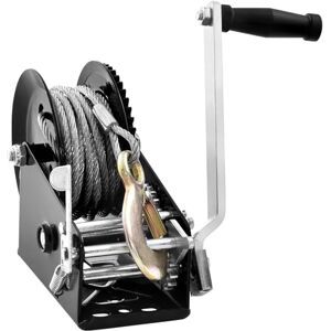 VEVOR Hand Winch, 3500 lbs Pulling Capacity, Boat Trailer Winch Heavy Duty Rope Crank with 33 ft Steel Wire Cable and Two-Way Ratchet, Manual Operated Hand Crank Winch for Trailer, Boat or ATV Towing VEVOR Hand Winch, 3500 lbs Pulling Capacity, Boat Trailer Winch Heavy Duty Rope Crank with 33 ft Steel Wire Cable and Two-Way Ratchet, Manual Operated Hand Crank Winch for Trailer, Boat or ATV Towing