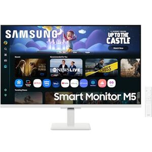 SAMSUNG LS32FM501UXXU 32" Full HD HDR10 Smart Monitor with Speakers White 1920x1080, USB, HDMI, WiFi, Bluetooth, Remote Control, Smart Hub for TV streaming, Catch Up Apps and Gaming Hub SAMSUNG LS32FM501UXXU 32" Full HD HDR10 Smart Monitor with Speakers White 1920x1080, USB, HDMI, WiFi, Bluetooth, Remote Control, Smart Hub for TV streaming, Catch Up Apps and Gaming Hub