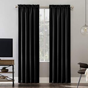 Sun Oslo Theater-Grade Extreme Total Blackout Curtains, Black, 52" x 63 Sun Oslo Theater-Grade Extreme Total Blackout Curtains, Black, 52" x 63
