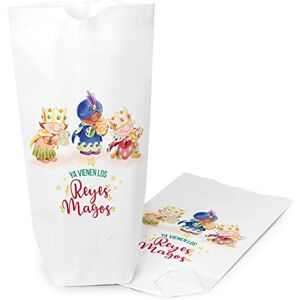 Mopec E825.1 Pack of 25 Wise Kings Pit & Pita Paper Bags 12 x 23.5 x 5 cm, White Mopec E825.1 Pack of 25 Wise Kings Pit & Pita Paper Bags 12 x 23.5 x 5 cm, White