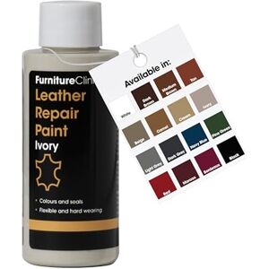 Furniture Clinic Leather Repair Paint & Dye Self Seal Colourant for Quick and Easy Leather Repair Suitable for Sofas, Car Seat, Shoes, Handbag, and More (Ivory, 50ml) Furniture Clinic Leather Repair Paint & Dye Self Seal Colourant for Quick and Easy Leather Repair Suitable for Sofas, Car Seat, Shoes, Handbag, and More (Ivory, 50ml)