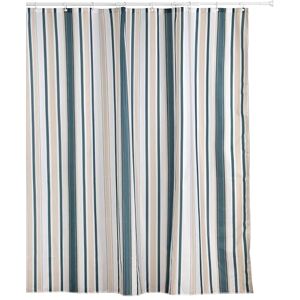 TATAY Fabric Shower Curtain 220 x 200 cm Includes 16 Rings Washable Shower Curtain with Modern Design Durable Polyester Fabric Timeless Model – White, Beige & Green TATAY Fabric Shower Curtain 220 x 200 cm Includes 16 Rings Washable Shower Curtain with Modern Design Durable Polyester Fabric Timeless Model – White, Beige & Green
