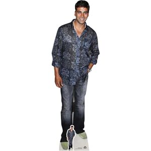 STAR CUTOUTS Life Size Cut Out with Mini Version of Akshay Kumar, Cardboard, Multi-Colour, 180 x 57 x 180 cm STAR CUTOUTS Life Size Cut Out with Mini Version of Akshay Kumar, Cardboard, Multi-Colour, 180 x 57 x 180 cm