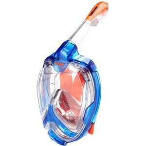 SEAC Magica, Full Face Antifog Snorkelling Mask with Soft Facial Skirt, Exhalation Valve and Dry Snorkel Top SEAC Magica, Full Face Antifog Snorkelling Mask with Soft Facial Skirt, Exhalation Valve and Dry Snorkel Top