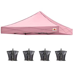 ABCCANOPY 3x3m Pop Up Gazebo Replacement Top Cover 100% Waterproof Choose 18+ Colors, Bonus 4 x Weight Bags, (Heat Sealed Seam) ABCCANOPY 3x3m Pop Up Gazebo Replacement Top Cover 100% Waterproof Choose 18+ Colors, Bonus 4 x Weight Bags, (Heat Sealed Seam)