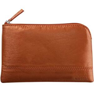 Rhodia 116518C Faux Leather Zipped Pouch Copper Size S (11 x 17 cm) Genuine Stitching Orange Fabric Inside Storage for Documents, Small Supplies Rhodia 116518C Faux Leather Zipped Pouch Copper Size S (11 x 17 cm) Genuine Stitching Orange Fabric Inside Storage for Documents, Small Supplies