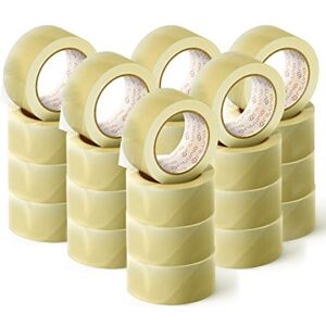 OFITURIA Clear Packing Tape for Packing Carton for Mailing and Moving Seal for Safe and Durable Packaging (48cm x 120mts Clear, 24 Roller Blinds) OFITURIA Clear Packing Tape for Packing Carton for Mailing and Moving Seal for Safe and Durable Packaging (48cm x 120mts Clear, 24 Roller Blinds)