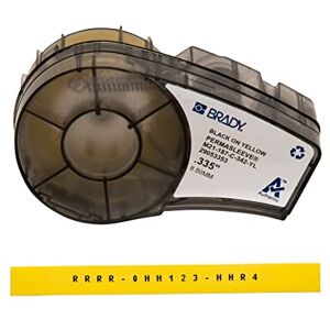 Brady PermaSleeve Heat-Shrink Polyolefin Label Tape for Label Printers M210 & M211 Electrical Labelling, Wire and Cable Labelling Black on Yellow (8.5 mm x 2.1 m) M21-187-C-342-YL Brady PermaSleeve Heat-Shrink Polyolefin Label Tape for Label Printers M210 & M211 Electrical Labelling, Wire and Cable Labelling Black on Yellow (8.5 mm x 2.1 m) M21-187-C-342-YL