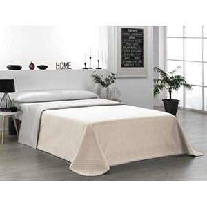 Martina Home Bouti Bedspread Reversible Beige Linen 150cm Bed Martina Home Bouti Bedspread Reversible Beige Linen 150cm Bed
