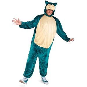 Disguise Pokémon Snorlax Adult Jumpsuit, Official Pokémon Licensed Dress Up, Soft Minky Fabric, Detachable Hood with Ears, Embroidered Character Details, Unisex XS/S, S/M, L/XL Disguise Pokémon Snorlax Adult Jumpsuit, Official Pokémon Licensed Dress Up, Soft Minky Fabric, Detachable Hood with Ears, Embroidered Character Details, Unisex XS/S, S/M, L/XL