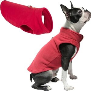 GOOBY Every Day Fleece Cold Weather Vest for Small Dogs, Large, Red GOOBY Every Day Fleece Cold Weather Vest for Small Dogs, Large, Red