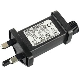 SHATCHI Transformer Plug for Christmas Lights 31v/3.6W Adapter with Timer Function, 8 Light Modes, Memory Function, IP44 Waterproof Replacement Power Supply for Xmas Fairy String Lights SHATCHI Transformer Plug for Christmas Lights 31v/3.6W Adapter with Timer Function, 8 Light Modes, Memory Function, IP44 Waterproof Replacement Power Supply for Xmas Fairy String Lights