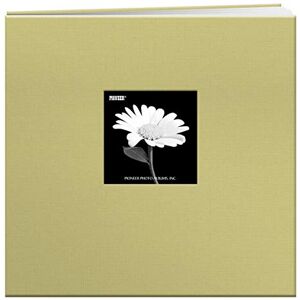 Pioneer 12 x 12-inch Book Cloth Cover Post Bound Album, Soft Yellow Pioneer 12 x 12-inch Book Cloth Cover Post Bound Album, Soft Yellow