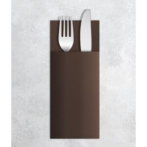 VelaHub Airlaid 50 Cutlery Napkins, Disposable Napkins, 39 x 40 cm, Chestnut VelaHub Airlaid 50 Cutlery Napkins, Disposable Napkins, 39 x 40 cm, Chestnut