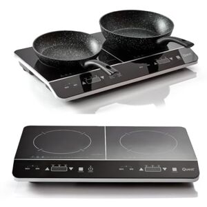 Garmin 35840 Digital Double Induction Hob & Hot Plate / 10 Temperature Settings From 60-240°C/Touch Control with LED Display/Automatic Overheat Protection / 2800W Garmin 35840 Digital Double Induction Hob & Hot Plate / 10 Temperature Settings From 60-240°C/Touch Control with LED Display/Automatic Overheat Protection / 2800W