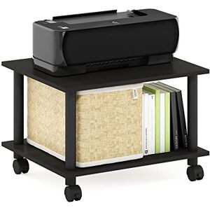 Furinno ECON Printer Stand with Storage, 2-Tier Under Desk Printer Stand, Printer Table with Wheels, for CPU, Office Supplies, Home Office, Espresso Furinno ECON Printer Stand with Storage, 2-Tier Under Desk Printer Stand, Printer Table with Wheels, for CPU, Office Supplies, Home Office, Espresso