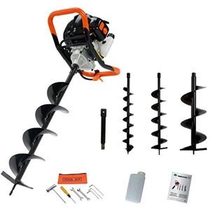TIMBERPRO 52CC Petrol Earth Auger, Ground Drill, Post Hole Borer, Driller 4",6", 8" + EXTENTION TIMBERPRO 52CC Petrol Earth Auger, Ground Drill, Post Hole Borer, Driller 4",6", 8" + EXTENTION