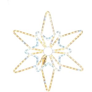 WeRChristmas Pre-Lit Northern Star Rope Light Silhouette WeRChristmas Pre-Lit Northern Star Rope Light Silhouette