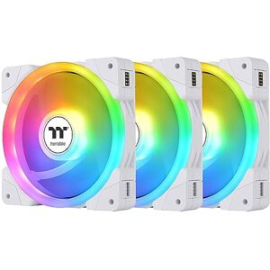 Thermaltake SWAFAN EX12 ARGB Sync TT Premium Edition White 120mm 3 Pack PWM Fans (4.72 x 4.72 x 7.3 inches) for Desktop PC Thermaltake SWAFAN EX12 ARGB Sync TT Premium Edition White 120mm 3 Pack PWM Fans (4.72 x 4.72 x 7.3 inches) for Desktop PC