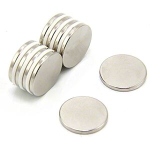 FIRST4MAGNETS N42 Neodymium Magnet for Arts, Crafts, Model Making, DIY, Hobbies, Office, and Home 19mm dia x 2mm thick 2.3kg Pull Pack of 10 FIRST4MAGNETS N42 Neodymium Magnet for Arts, Crafts, Model Making, DIY, Hobbies, Office, and Home 19mm dia x 2mm thick 2.3kg Pull Pack of 10