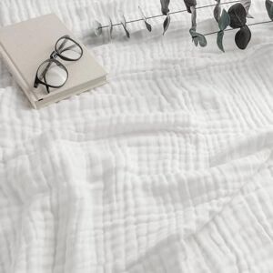 Comfy Cubs Adult Muslin Blanket Twin, 229 x 168 cm Soft, Six-Layered, Lightweight, Breathable Cotton Blanket for All Seasons Machine Washable, Stylish Home Decor White Comfy Cubs Adult Muslin Blanket Twin, 229 x 168 cm Soft, Six-Layered, Lightweight, Breathable Cotton Blanket for All Seasons Machine Washable, Stylish Home Decor White