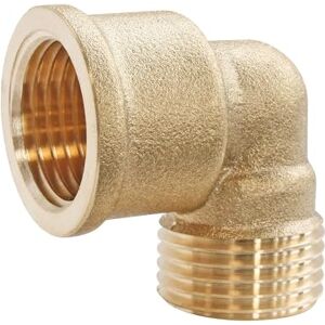 SOMATHERM FOR YOU Somatherm // 2676-40 Elbow Brass 90° Male Female 40/49 Pr, Grey SOMATHERM FOR YOU Somatherm // 2676-40 Elbow Brass 90° Male Female 40/49 Pr, Grey