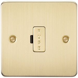 Knightsbridge FP6000BB Brushed Brass FPAV6000BB Flat Plate 13A Fused Spur Unit, 230 V Knightsbridge FP6000BB Brushed Brass FPAV6000BB Flat Plate 13A Fused Spur Unit, 230 V