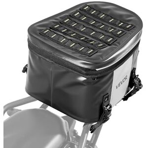 VEVOR Motorcycle Tail Bag, 28 L Motorcycle Rear Seat Bag with Waterproof Fabric, Outdoor Sports Motorbike Luggage Storage Trunk Handbag with Pocket & Adjustable Buckle, Universal Fit Rear Racks, Black VEVOR Motorcycle Tail Bag, 28 L Motorcycle Rear Seat Bag with Waterproof Fabric, Outdoor Sports Motorbike Luggage Storage Trunk Handbag with Pocket & Adjustable Buckle, Universal Fit Rear Racks, Black